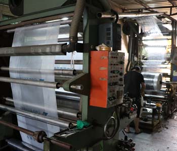 降解（jiě）袋印刷車間